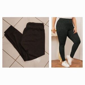 4/$80 Black Mulvari Marled Leggings - Size 4XL (US20)